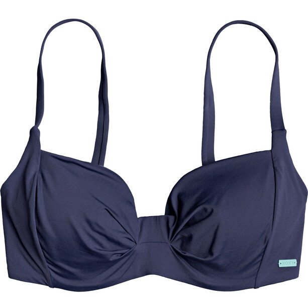 Roxy Solid Beach Classics UW D-Cup Bikini-Oberteil Damen blau
