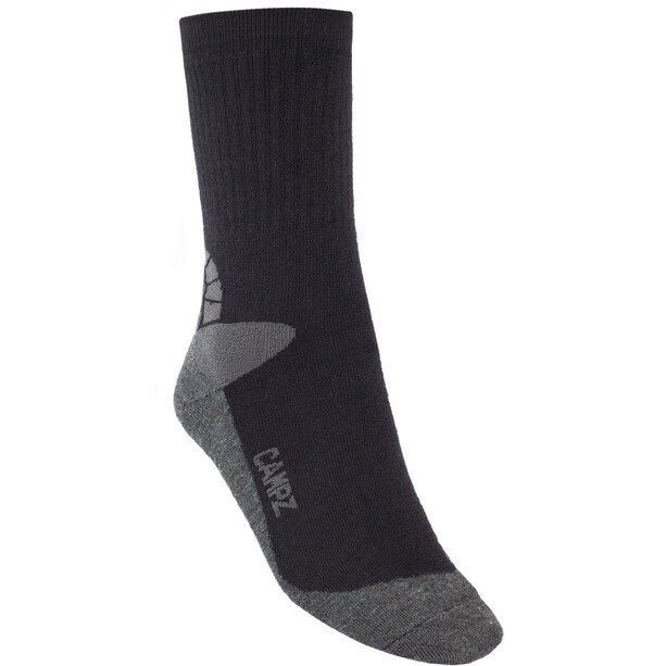 CAMPZ Expedition Socken Merino schwarz/grau