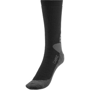 CAMPZ Expedition Socks Merino, negro/gris negro/gris
