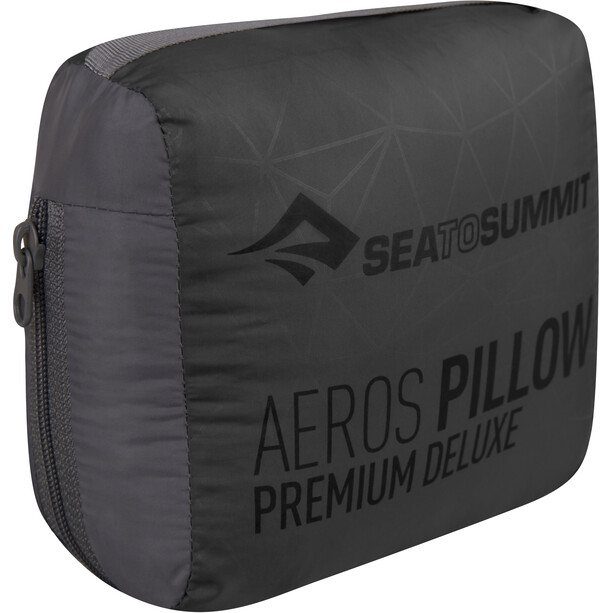Sea to Summit Aeros Premium Coussin Deluxe, gris