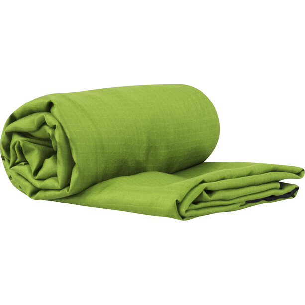 Sea to Summit Silk Stretch Pantaloncini Mummia con cappuccio e scomparto per i piedi, verde