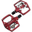 KCNC AM Trap-TI Clipless Pedals Dual Side red