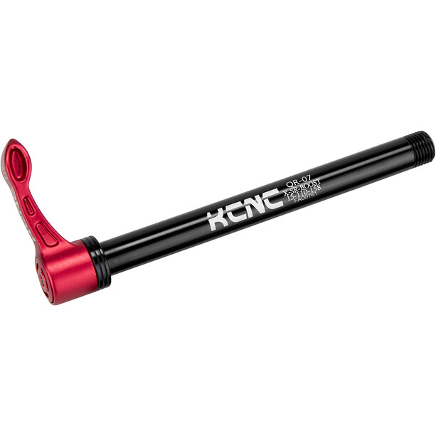 KCNC KQR07-SR Quick & Easy Axe traversant 15x110mm RS Maxle, rouge/noir