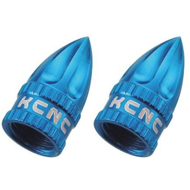 KCNC Schrader Ventieldopjes, blauw