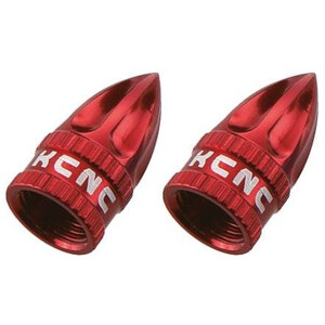 KCNC Schrader Ventilhetter rød rød