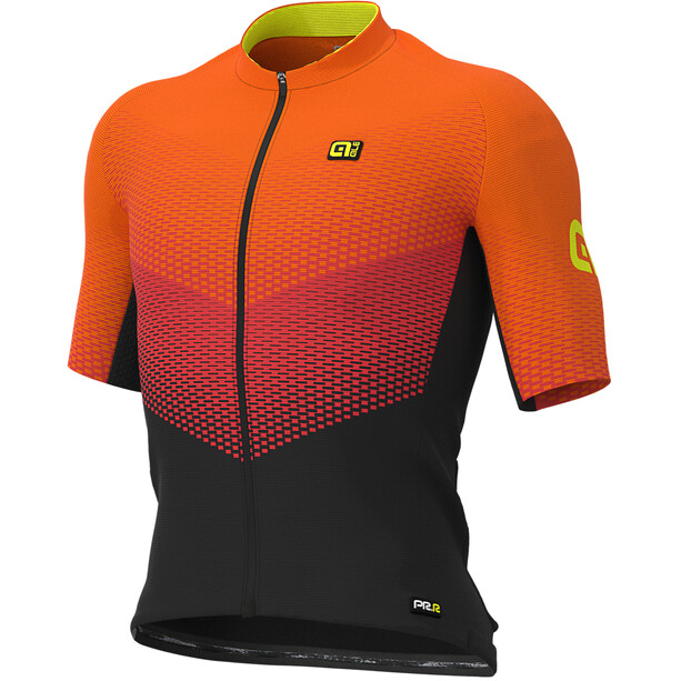 Alé Cycling Graphics PRR Delta Koszulka z krótkim rękawem Mężczyźni, pomarańczowy/czarny