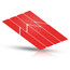 Riesel Design re:flex frame Reflecterende Stickers, rood