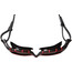Zoggs Predator Flex Polarized Occhiali Maschera L, nero/rosso