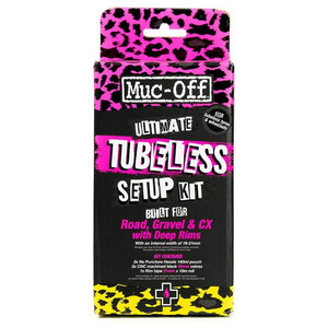 Muc-Off Ultimate Tubeless Setup Kit Road 60mm Valve Length 