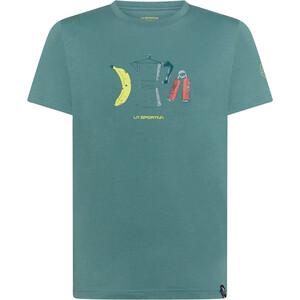 La Sportiva Breakfast T-Shirt Col Ras-Du-Cou Homme, vert vert