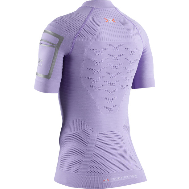 X-Bionic Effektor 4.0 Trail Run Sweat-shirt manches longues avec demi-zip Femme, violet