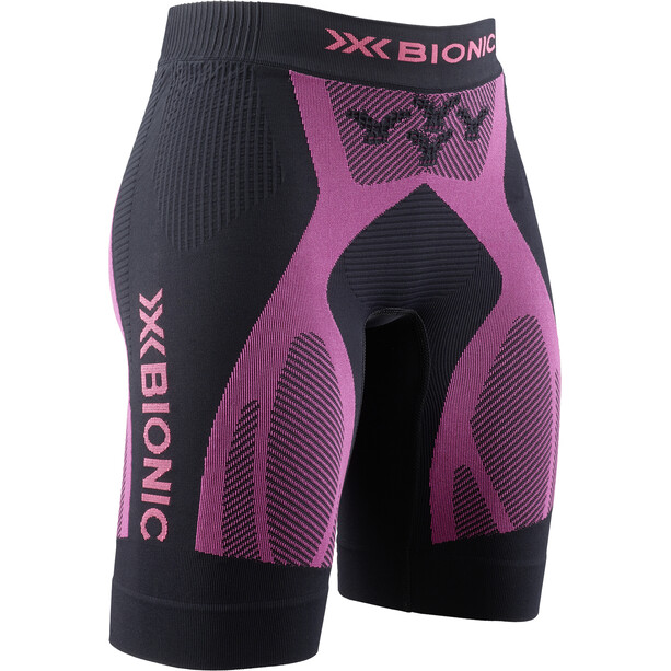 X-Bionic The Trick G2 Laufshorts Damen schwarz/pink