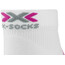 X-Socks Run Discovery Chaussettes Femme, blanc/gris