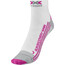 X-Socks Run Discovery Calcetines Mujer, blanco/gris