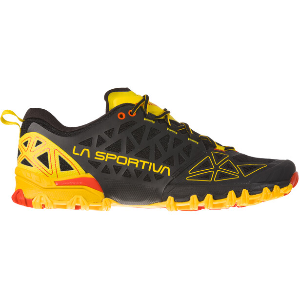 La Sportiva Bushido II Zapatillas running Hombre, negro/amarillo