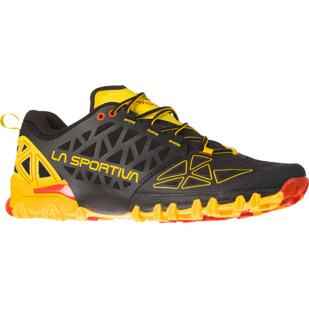 La Sportiva Bushido II Running Shoes Men black/yellow