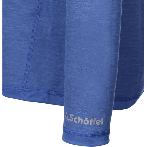 Schöffel Merino Sport 1/1 koszula z rękawem Mężczyźni, niebieski