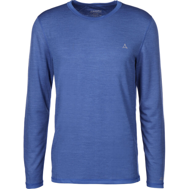 Schöffel Merino Sport Langarm Shirt Herren blau