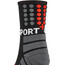 Compressport Shock Absorb Socken schwarz/rot