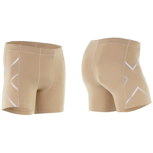 2XU Core Compression 1/2 Shorts Herren beige