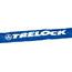 Trelock BC 115 Code Łańcuch rowerowy z zamkiem, niebieski