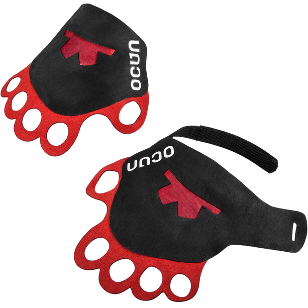 Ocun Crack Handschoenen Lite, zwart/rood