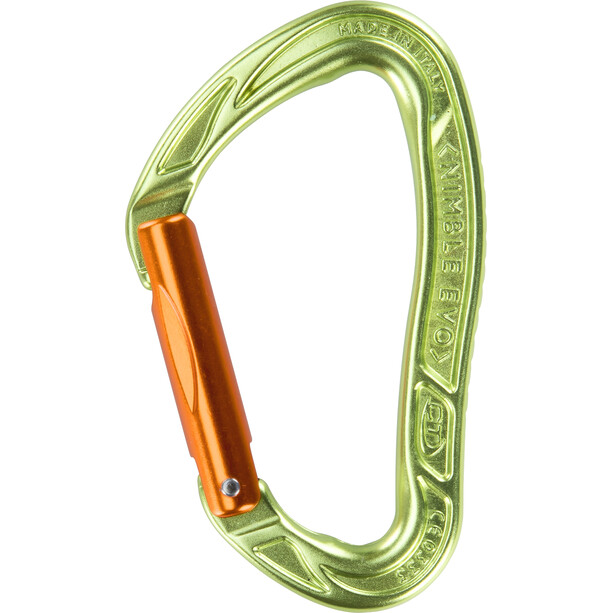 Climbing Technology Nimble Evo S Carabiner Straight Gate green/orange