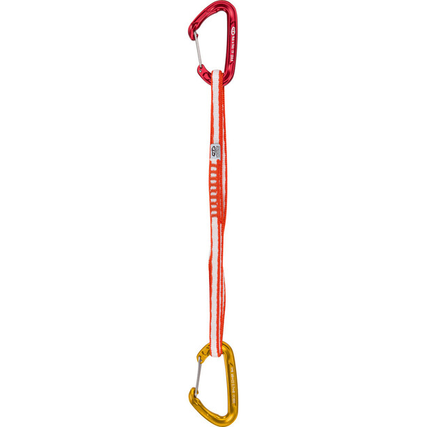 Climbing Technology Fly-Weight EVO Alpine Set Mousqueton Quickdraw, rouge/Or
