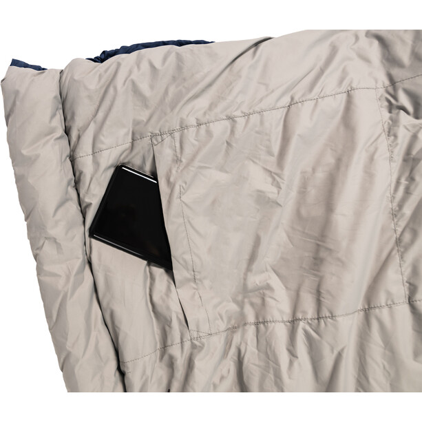 Grüezi-Bag Biopod Wolle Marmot Comfort Schlafsack blau