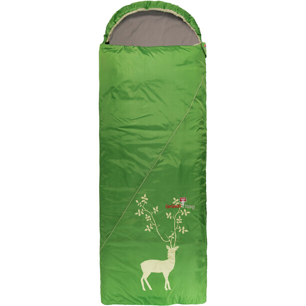 Grüezi-Bag Cloud Blanket Deer IV Saco de Dormir, verde