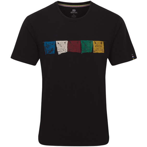 Sherpa Tarcho T-Shirt Herren schwarz