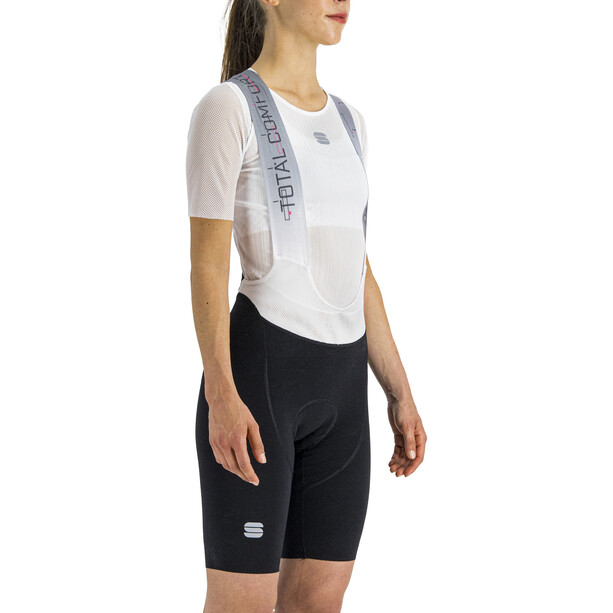 Sportful Total Comfort Spodnie rowerowe na szelkach Kobiety, czarny/biały