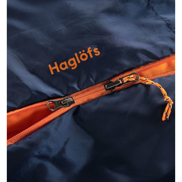 Haglöfs Tarius -5 Sleeping Bag 205cm midnight blue/tangerine