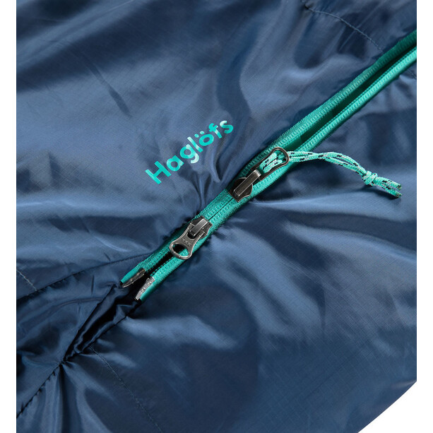 Haglöfs Musca -1 Sleeping Bag 175cm midnight blue/mint