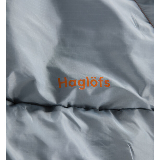 Haglöfs Moonlite Jr Śpiwór 150cm Młodzież, pomarańczowy/szary