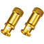 Granite CNC Valve Cap with Removing Function 2 Pieces gold