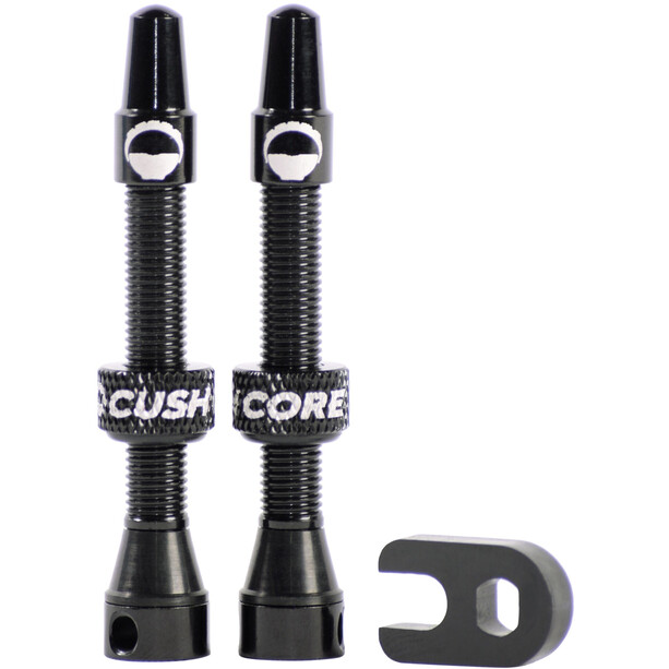 CushCore Luftventil-Set 55mm schwarz
