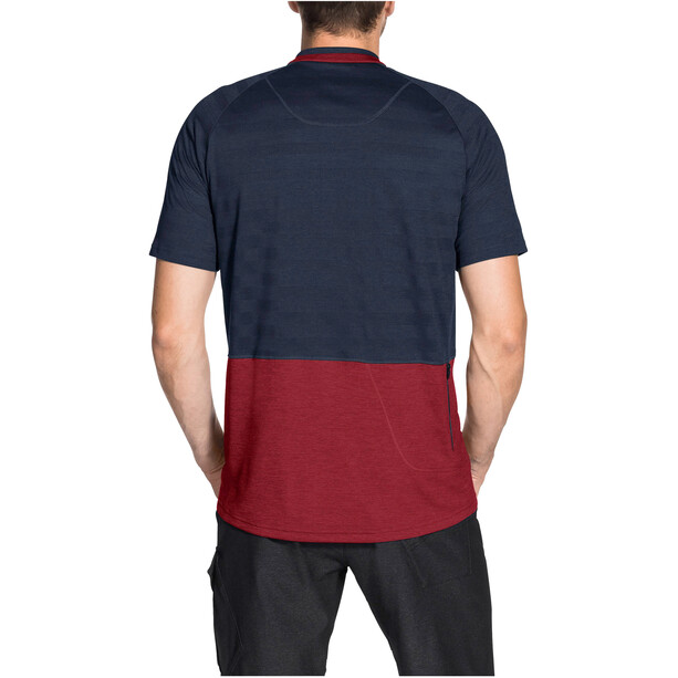 VAUDE Tamaro III Shirt Heren, rood/blauw
