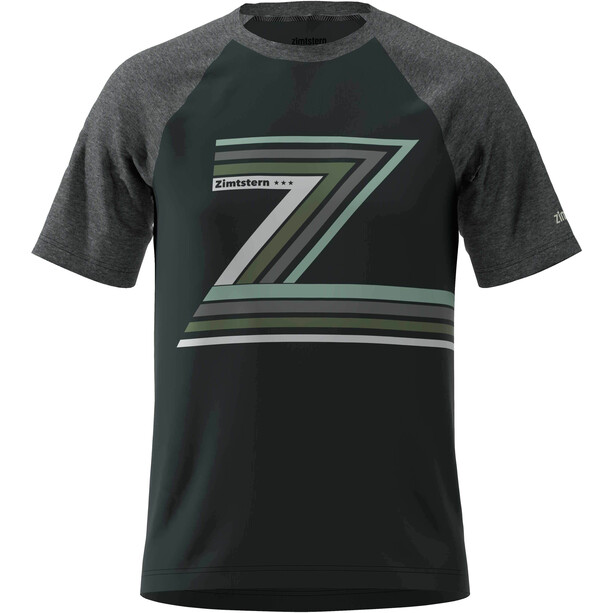 Zimtstern The-Z Camiseta Hombre, negro