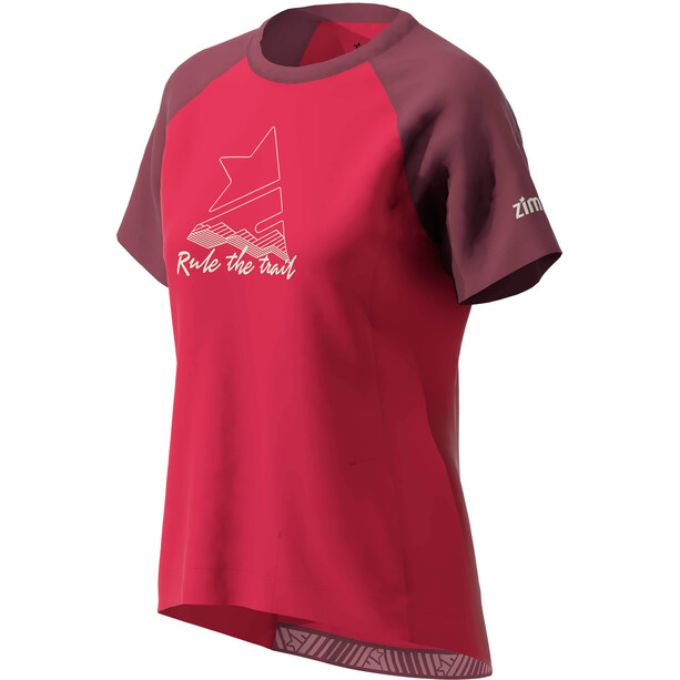 Zimtstern PureFlowz T-shirt Dames, rood