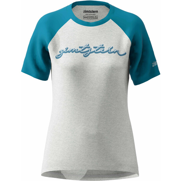 Zimtstern Sweetz T-shirt Femme, gris/bleu