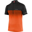 Löffler Flow Half-Zip Fahrrad Shirt Herren orange/schwarz