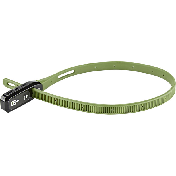 Hiplok Z-Lok Bridas de cables 50cm 3 dígitos, verde