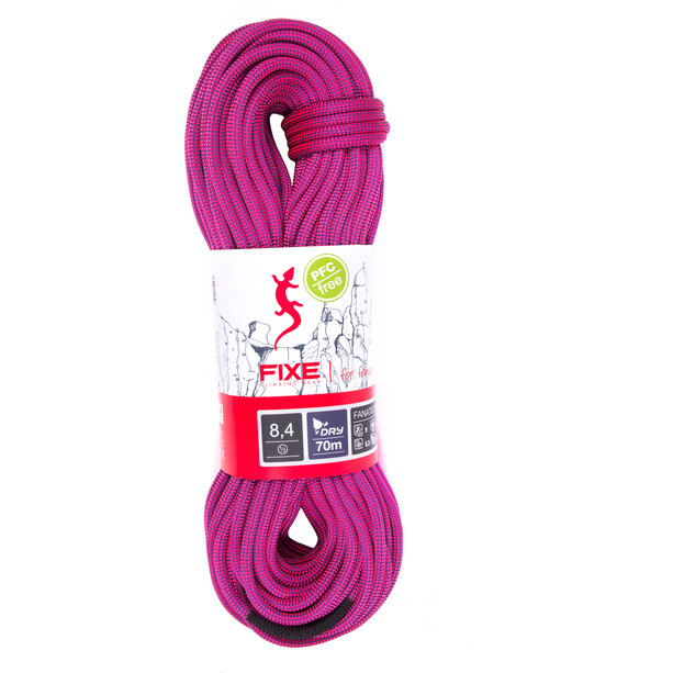 Fixe Fanatic Cuerda 8,4mm x 60m, rosa/violeta