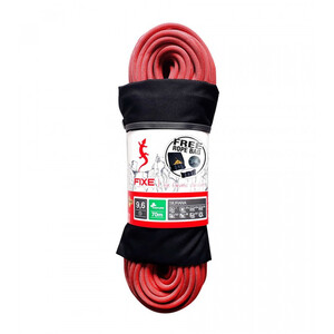 Fixe Siurana Rope 9,6mm x 80m with Rope Bag, rood/wit rood/wit