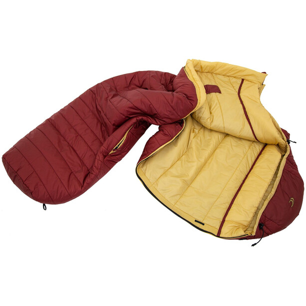 Carinthia G 180 Saco de Dormir M Mujer, rojo/amarillo
