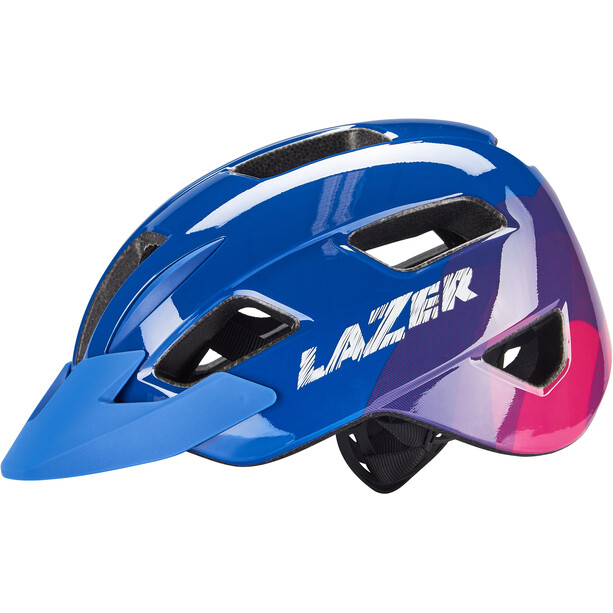Lazer Gekko Helmet with Insect Net Kids blue pink