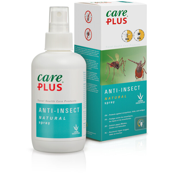 CarePlus Anti-Insect Spray au citriodiol naturel 200ml 