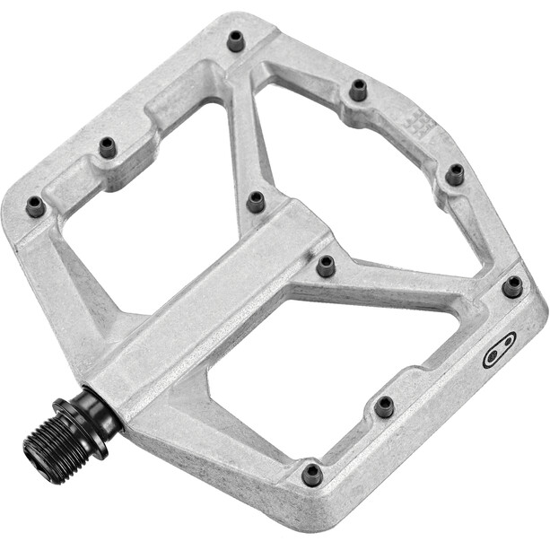 Crankbrothers Stamp 2 Flat Pedals L raw silver