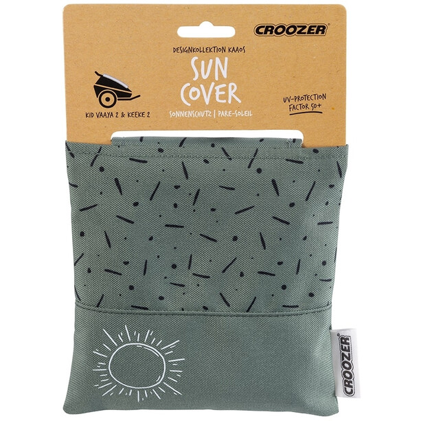 Croozer Suncover for Kid Vaaya 2 jungle green/black
